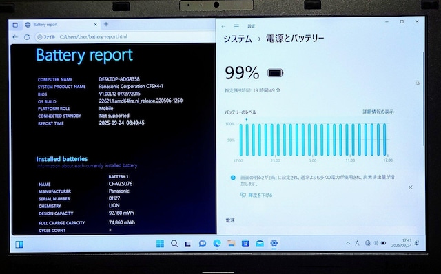 Panasonic Let'snote Corei5 16GB SSD512GB Windows11 Office2024  PC{/Ӌ@ 
