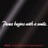 Peace begins with smile./XebJ[(15cm/jOόf