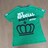 VネックTシャツ 緑 S ベビードールBABYDOLLベビド
