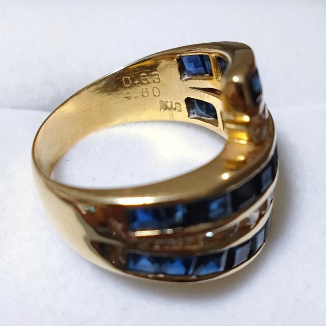 _Ch~Tt@CA O K18YG 4.60ct 0.63ct 9.3g  ANZT[/v 