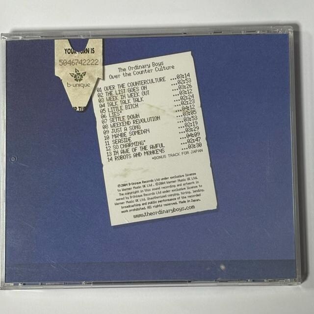 The Ordinary Boys / Over the Counter Culture  CD/DVD/rfI 