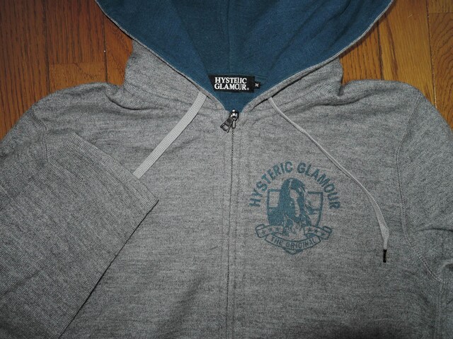HYSTERIC GLAMOUR qXebNO}[ jbg Wbv p[J[ M D K[S LOGO  uh 