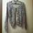 H&M★used★薄手レオパ柄カーデL