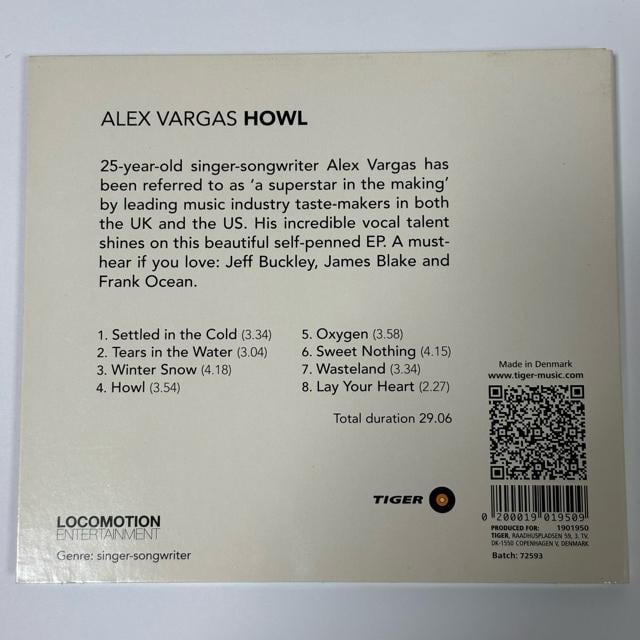 Alex Vargas / Howl  CD/DVD/rfI 