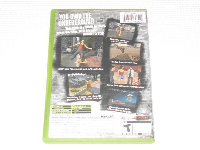 xboxTONY HAWK'S UNDERGROUND CO kĔ  Q[{/\tg 