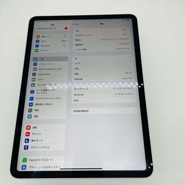 S 90% iPad Pro 4 11C` 128GB Wi-Fi  PC{/Ӌ@ 