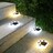 2個セット 猫 犬 動物 足跡 防水 LED ソーラー 庭 ガーデンライト