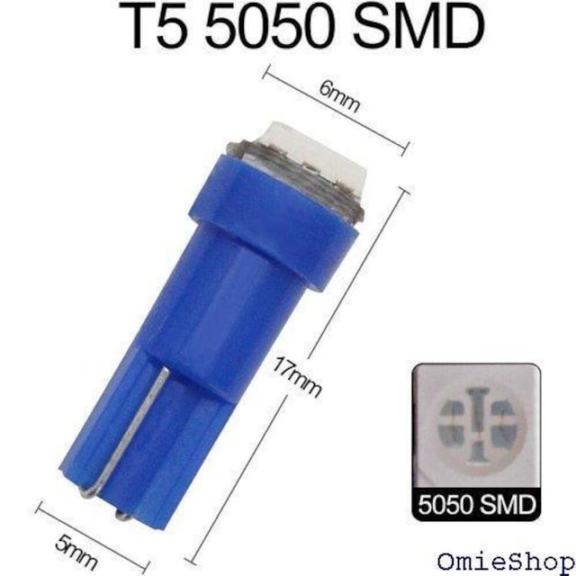 T5 5 1SMD LEDou 12Vԗp EFbW _bV{[hpCg u[ 10 173  /oCN