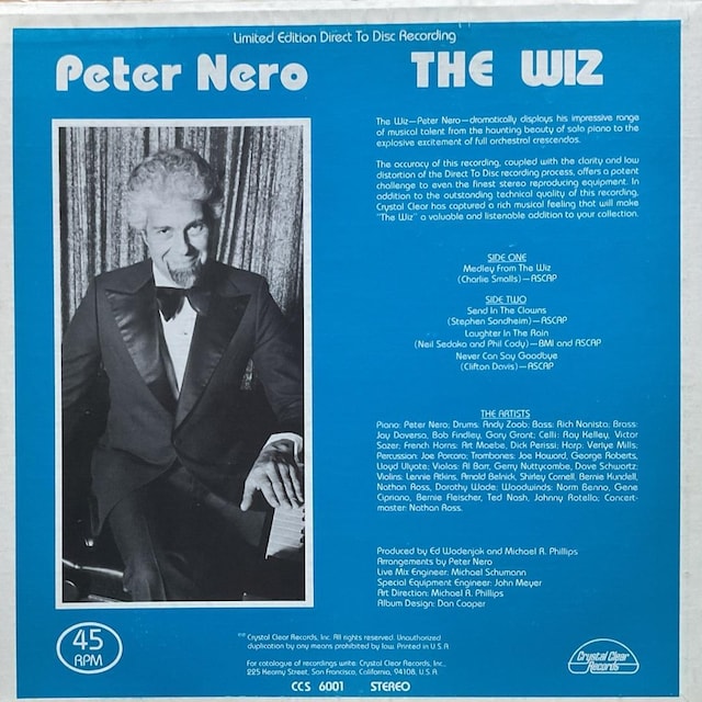 PETER NERO / THE WIZ  CD/DVD/rfI 