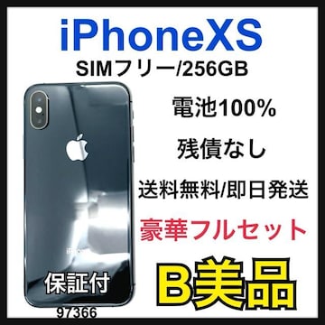 B 100% iPhone XS 256 GB SIMt[ ubN {