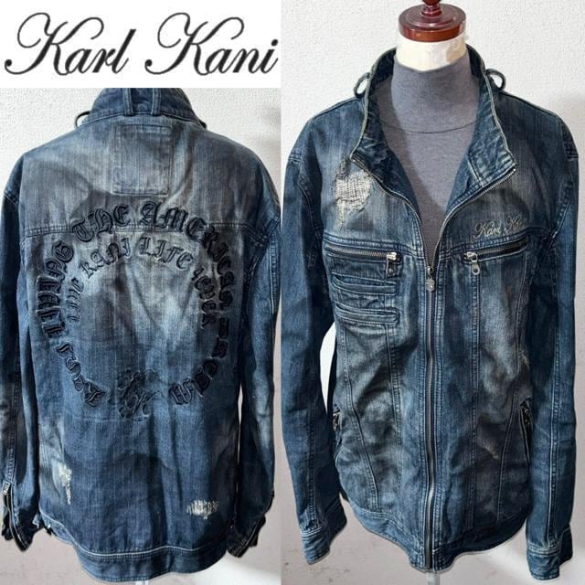 Vi ߂i KARL KANI J[JiC OW H fj WPbg XXL C_[X Xg[g qbvzbv   jt@bV 