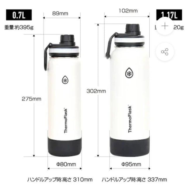 ThermoFlask T[tXN 0.7L AC{[  W[/X|[c 