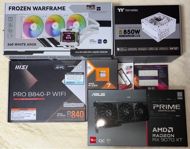 yViQ[~OPCzfXNgbvPC Ryzen7 7800X3D RX9070XT SSD1TB 32GB 850W  PC{/Ӌ@ 