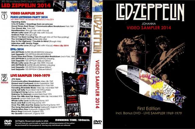 Led Zeppelin v2014CW bhEcFby 2DVD   CD/DVD/rfI 