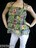 《New》2枚セット★花柄チュニック&ホルターネックTOPS