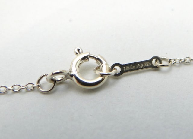 TIFFANY&CO. eBt@j[ ~j rOn[g y_g lbNX SV925 Vo[USEDyz  uh 