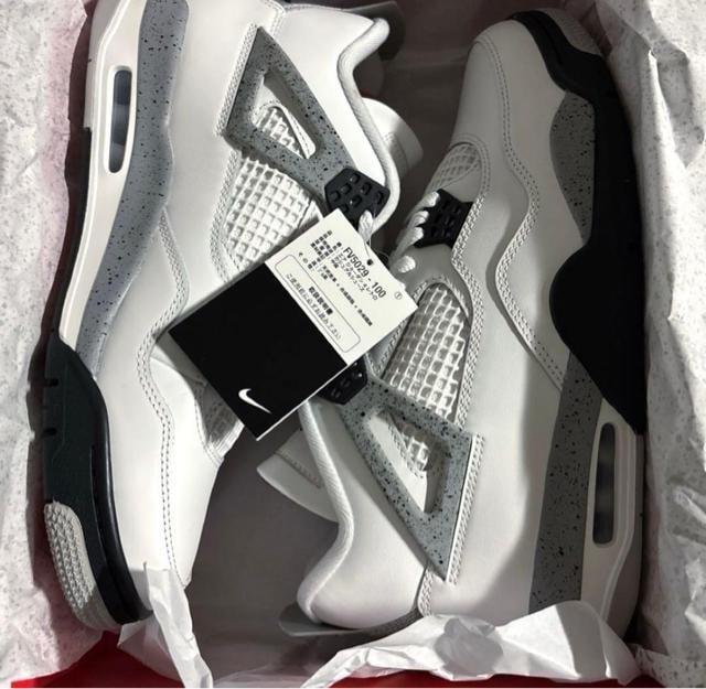 NIKE AIR JORDAN 4 RETRO White Cement 2025 28.5cm iCL GA W[_  uh 