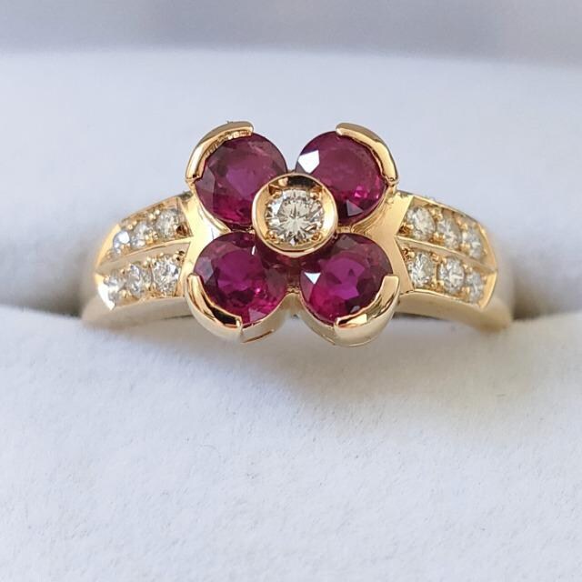 _Ch~r[ t[ O K18YG 0.93ct 0.16ct 5.2g  ANZT[/v 