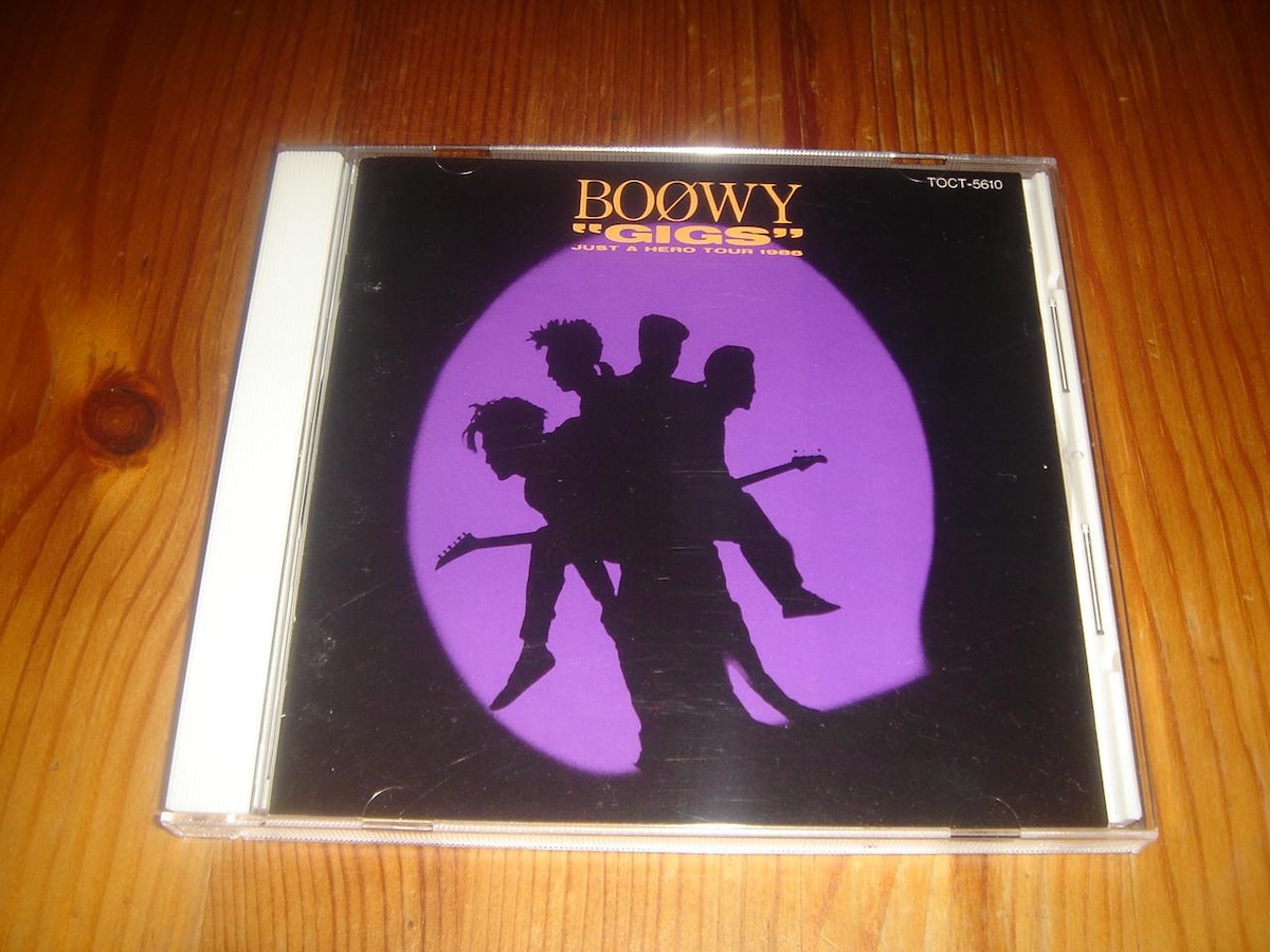 【BOOWY】just a hero tour 1986 限定CDボックス Amazon.co.jp: GIGS ― JUST A HERO TOUR 1986: ミュージック