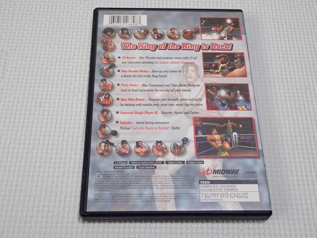 PS2READY 2 RUMBLE BOXING ROUND 2 CO kĔ  Q[{/\tg 