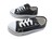 1円~CC483新品AAAローカット/レースアップスニーカー22a黒×白kids