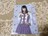 AKB48横山由依☆AKB48ショップ クリアファイル(紫白)!
