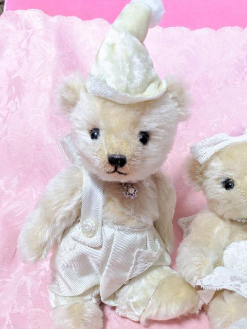 テディベア作家♥丸山いくこ♥テディベア♥ウェディングベア♥ぬいぐるみ♥世界で一体 テディベア作家/丸山いくこ/テディベア/ぬいぐるみ/世界で1点物