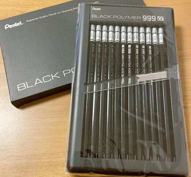 Pentel BLACKPOLYMER 999  2H CB200 12{Zbg pՕi   CeA/Ct 