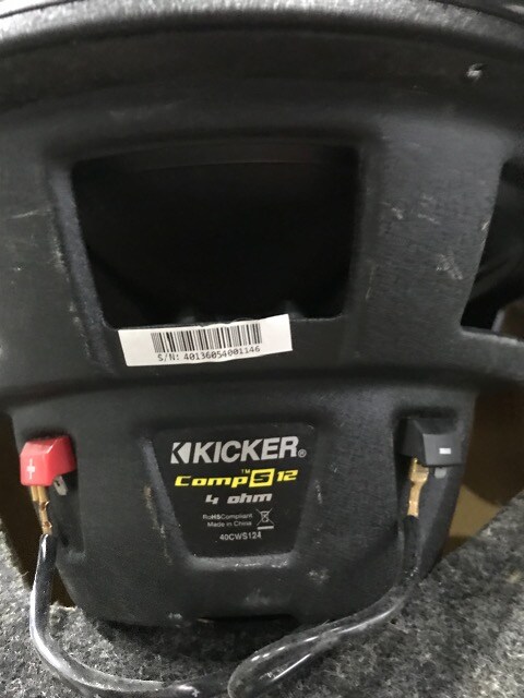 Kicker(LbJ[) COMPS 40CWS124 12C` 600W{pBOXII