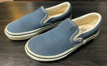 VANS V98CLA SLIP ON NAVY oY@Xb|@lCr[@22cm fB[X@AJW@XP{[@T[tn