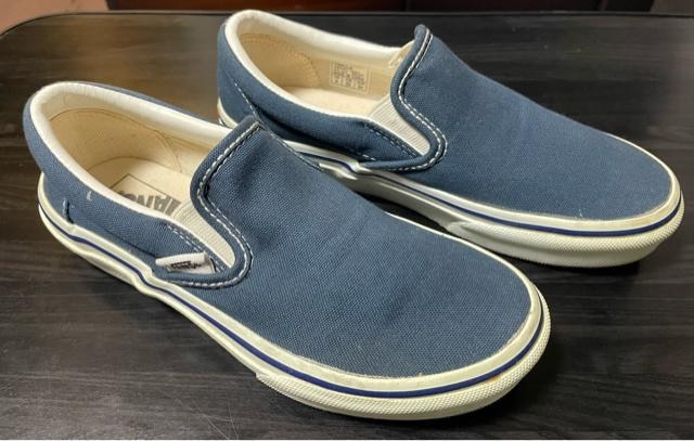 VANS V98CLA SLIP ON NAVY oY@Xb|@lCr[@22cm fB[X@AJW@XP{[@T[tn