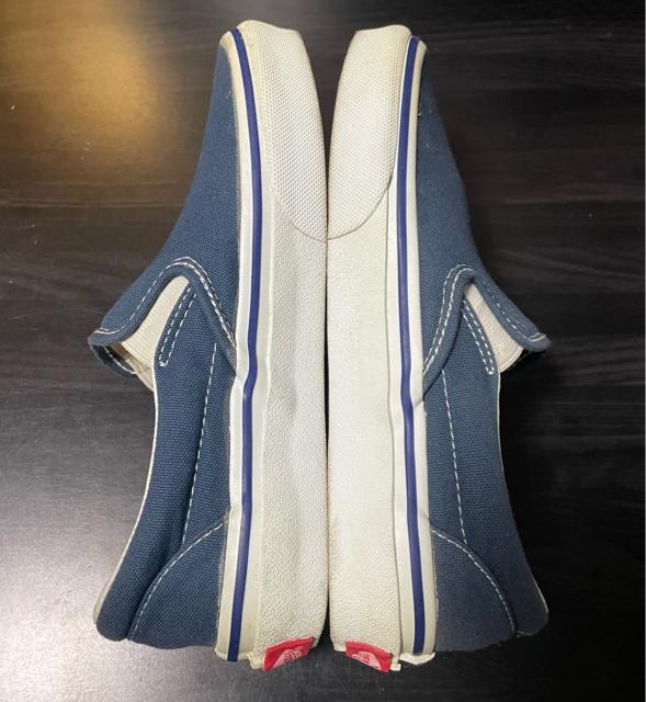 VANS V98CLA SLIP ON NAVY oY@Xb|@lCr[@22cm fB[X@AJW@XP{[@T[tn