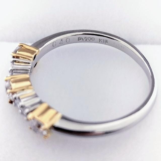_Ch G^jeB O Pt900 K18YG 0.40ct 3.8g  ANZT[/v 