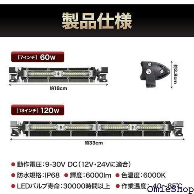 nowtaba Ɠ W LED o[Cg fCCg 12V 24V p 7inch 60W 1 890  /oCN