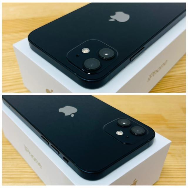 A 100% iPhone 12 64 GB SIMt[ ubN {  Ɠd/AV 
