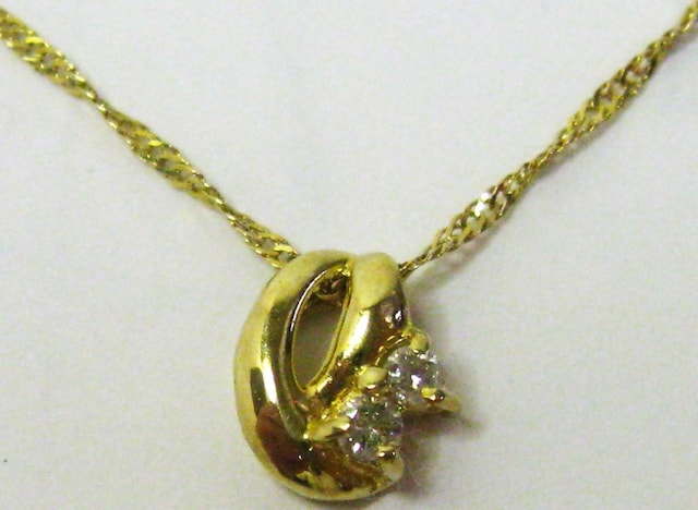 K18 18 XN[ lbNX _C2v` 0.02ct 38cm   ANZT[/v 