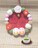 ハンドメイド♪ポンポン季節飾り『お正月上生菓子・紅白うさぎ』