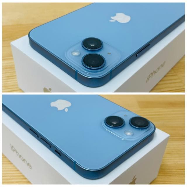 A 100% iPhone 14 128 GB SIMt[ u[ {  Ɠd/AV 