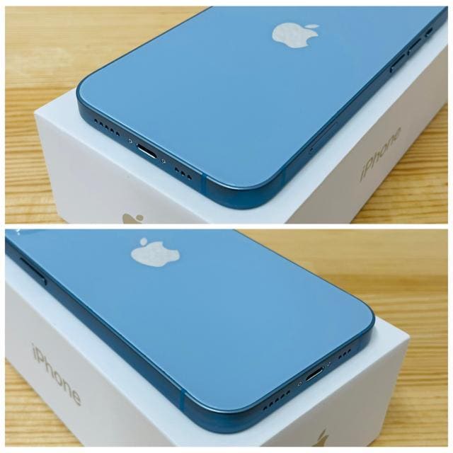 A 100% iPhone 14 128 GB SIMt[ u[ {  Ɠd/AV 