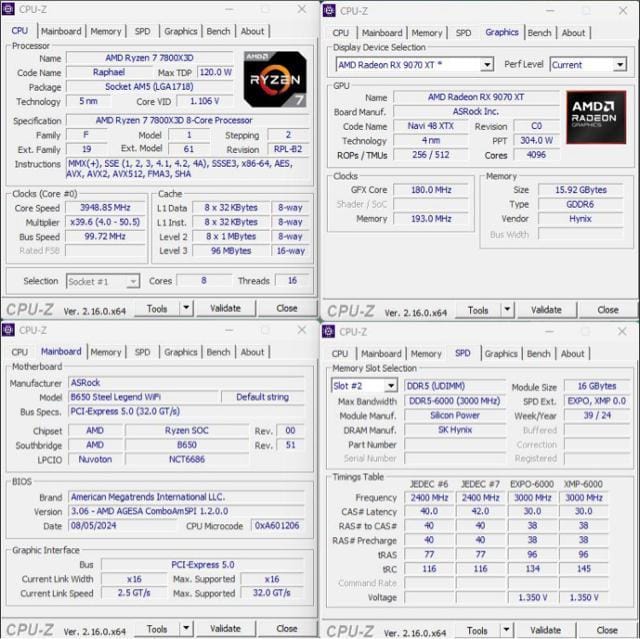 yQ[~OPCzRyzen7 7800X3D RX9070XT 32GB SSD1TB 1000W y zCgz  PC{/Ӌ@ 