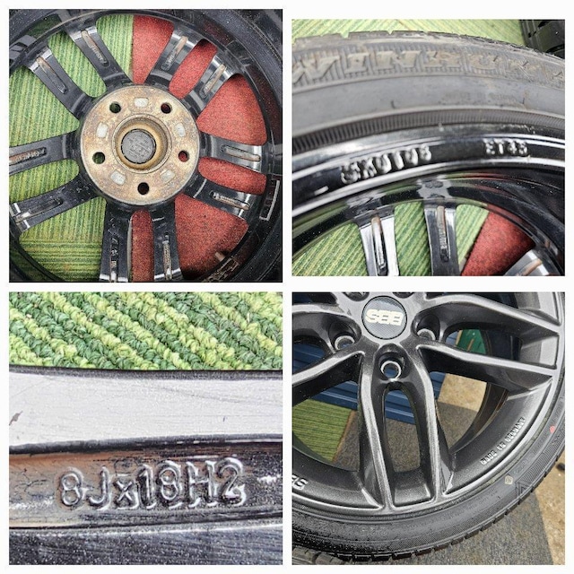yɏizBBS GERMANYW[}j[SX 18C`8j+45 pcd120^Ct4{Zcg225/40R18  /oCN