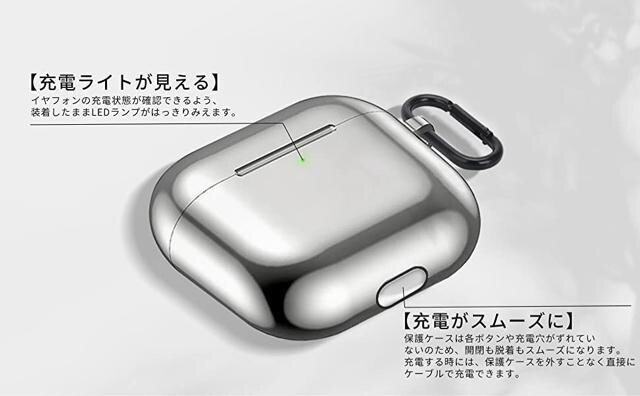 Apple AirPods 3 [P[X AirPods3 یJo[ Rp`u bL TPU ϏՌ yʃVo[