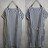新品 ストライプ リネンワンピース ネイビー M