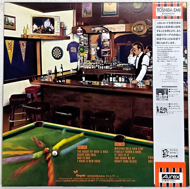 LP(ѕt.WWS-81628)q[CECXUEj[X (Huey Lewis&The News)/X|[c070725  CD/DVD/rfI 