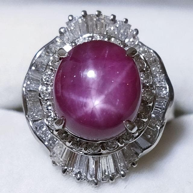 _Ch~X^[r[ O Pt900 5.785ct 1.39ct 12.5g   ANZT[/v 