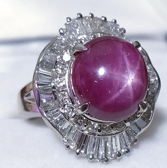 _Ch~X^[r[ O Pt900 5.785ct 1.39ct 12.5g  ANZT[/v 