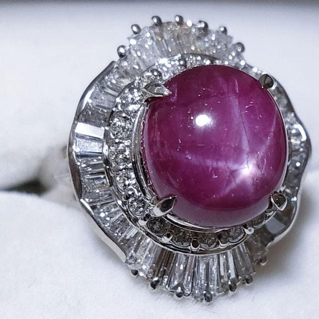 _Ch~X^[r[ O Pt900 5.785ct 1.39ct 12.5g  ANZT[/v 