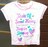 女の子用ロゴ半袖Tシャツサイズ100キッズ子供用子供服