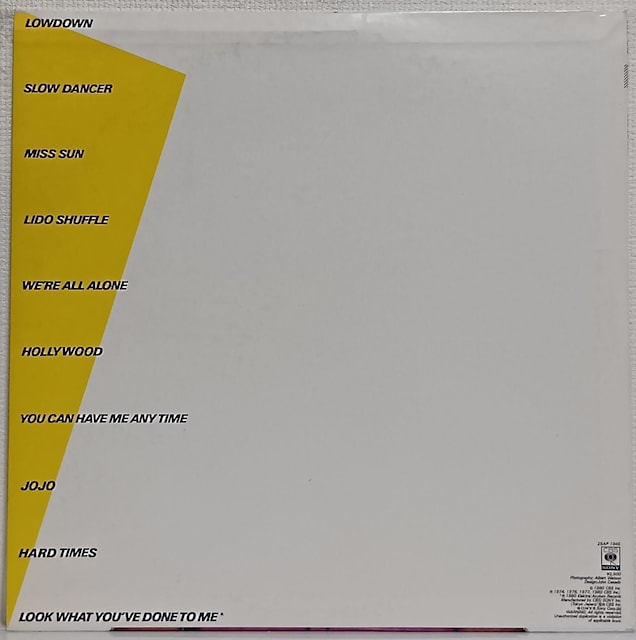 LP(25AP-1945){YEXLbOX (Boz Scaggs)/qbcI (Hits!)070725  CD/DVD/rfI 
