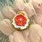 ハンドメイド♪ひらひら花びらのお花モチーフブローチ